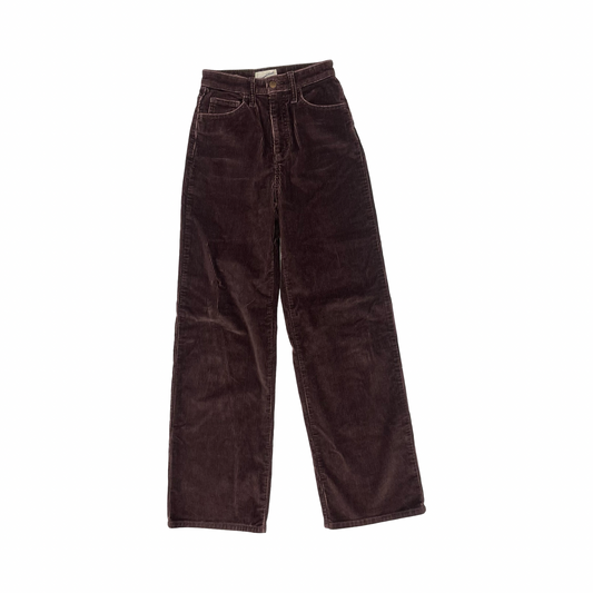 Pants Corduroy By Universal Thread In Brown, Size:0