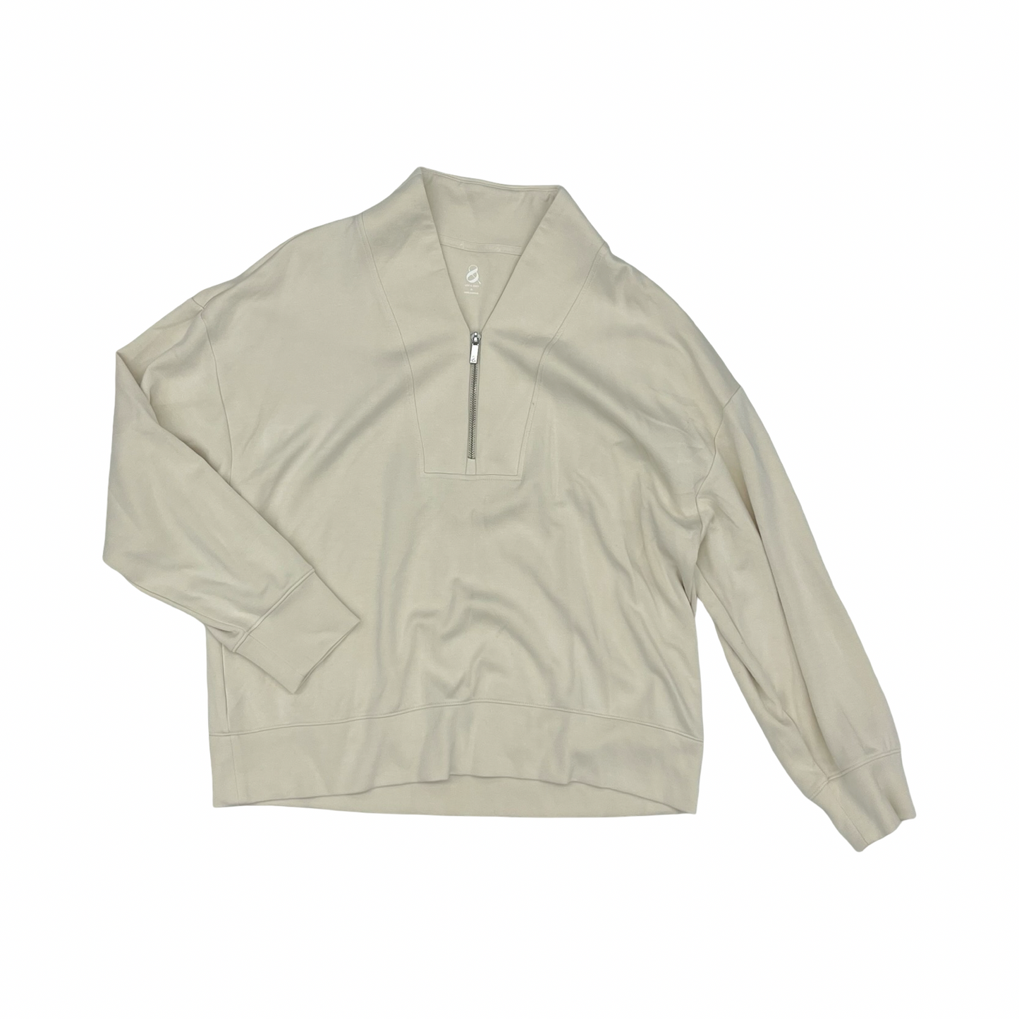 Sweatshirt Collar By Lou And Grey In Cream, Size:Xl