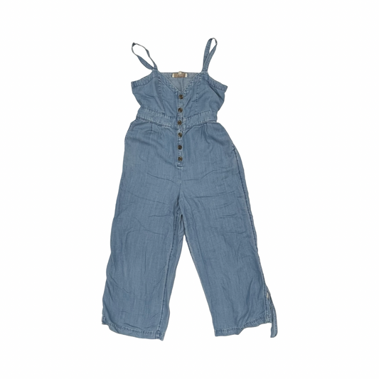 Jumpsuit By Loft In Blue Denim, Size:0