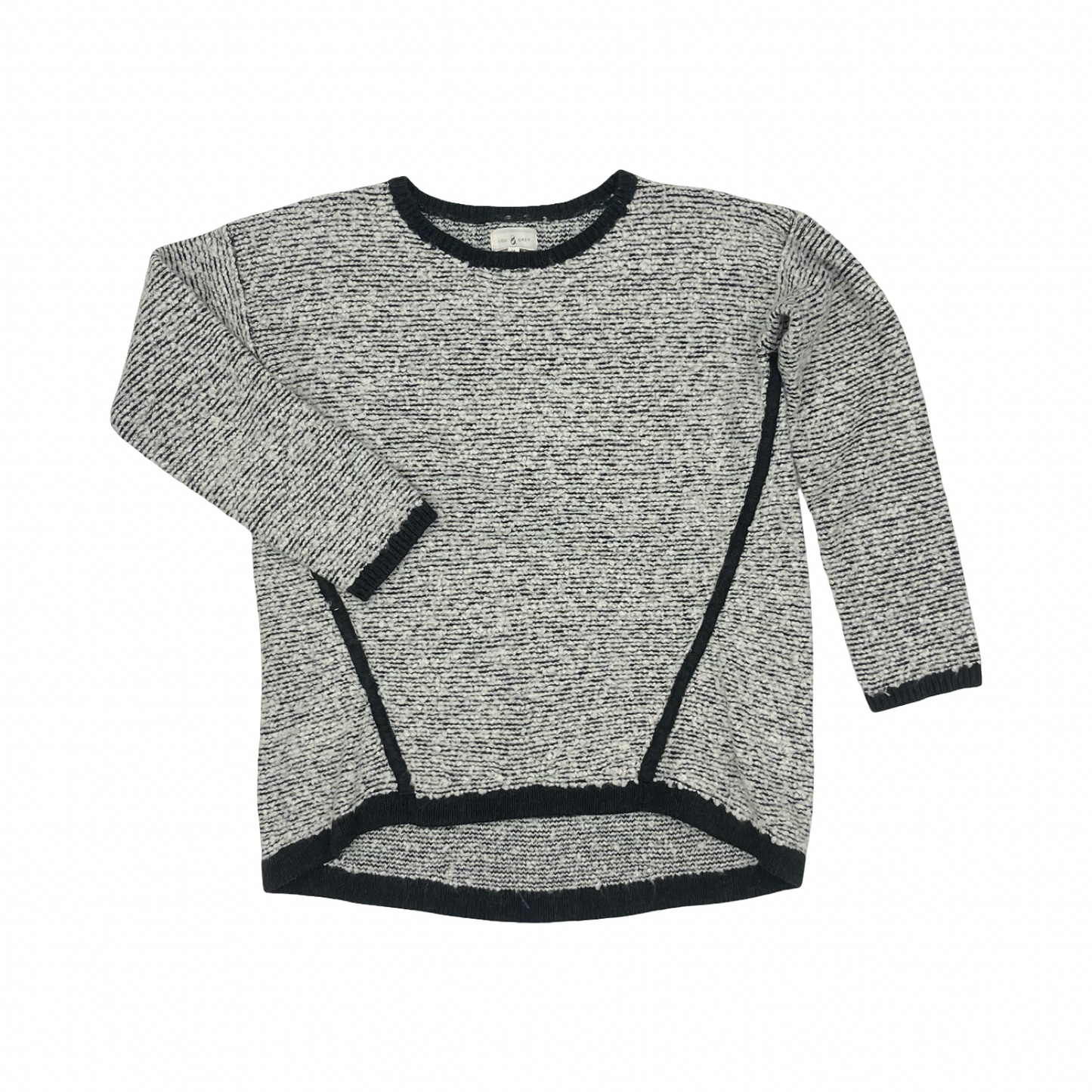 Sweater By Lou And Grey In Cream & Grey, Size:M