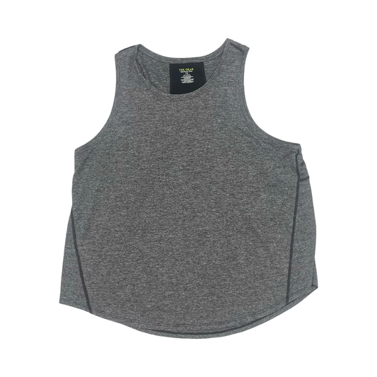 Athletic Tank Top By Tek Gear In Grey, Size:1X