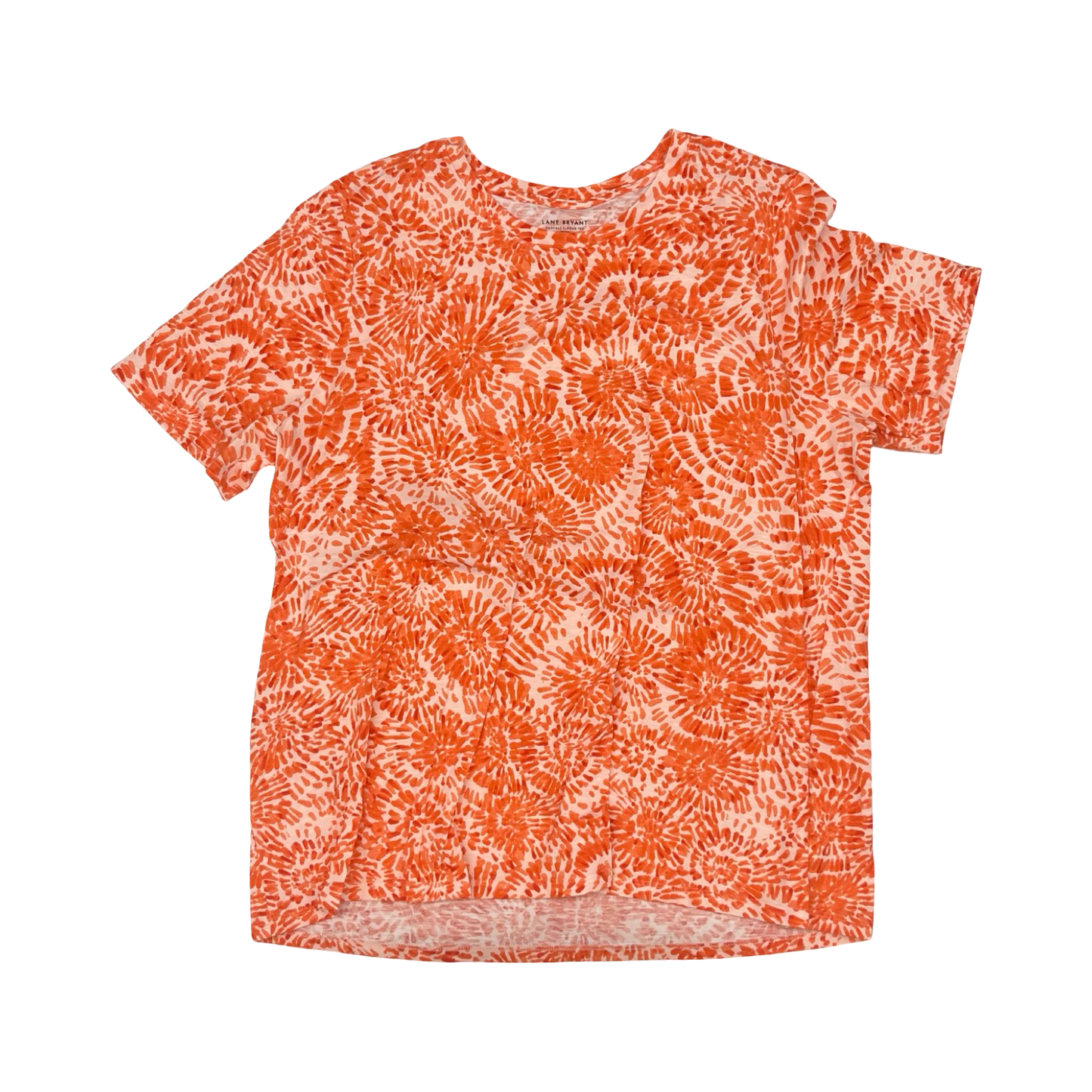 Top Ss By Lane Bryant In Orange, Size:1X