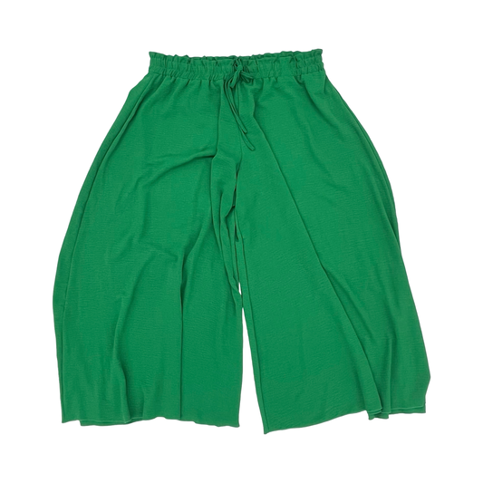 Pants Wide Leg By Shein In Green, Size:4X