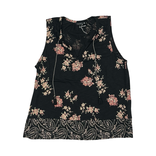 Top Sleeveless By Lucky Brand In Black, Size:Xl