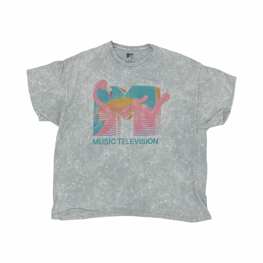 Top Ss By Clothes Mentor In Grey, Size:Xl