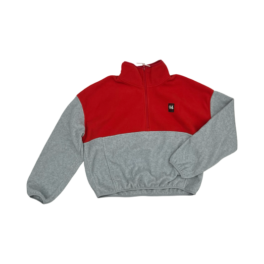 Sweatshirt Collar By Old Navy In Grey & Red, Size:M