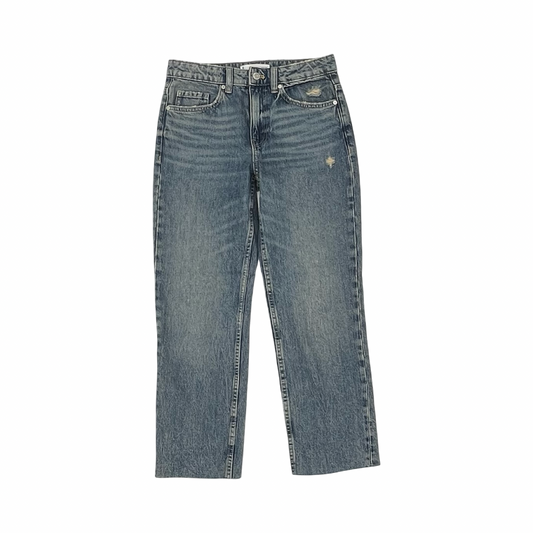 Jeans Straight By Mng In Blue Denim, Size:2