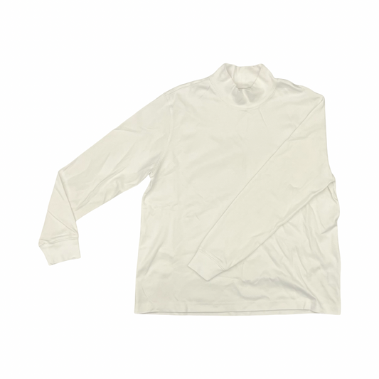 Top Ls By Lands End In Cream, Size:L
