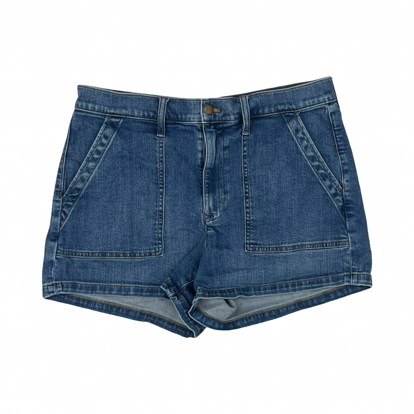 Shorts By J. Crew In Blue Denim, Size:12