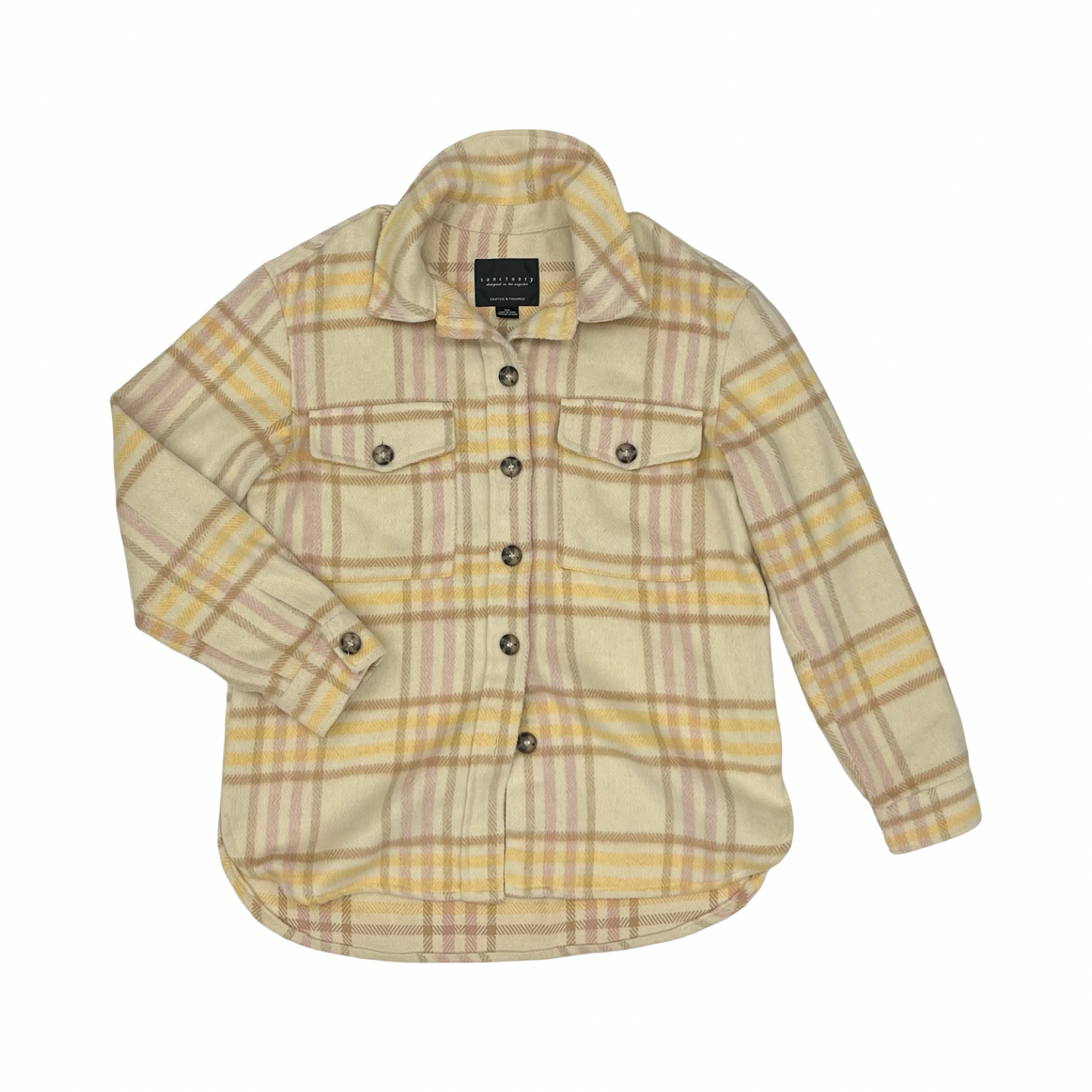 Jacket Shirt By Sanctuary In Brown, Size:Xs