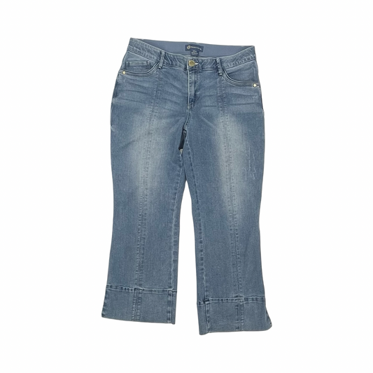 Jeans Wide Leg By Democracy In Blue Denim, Size:16