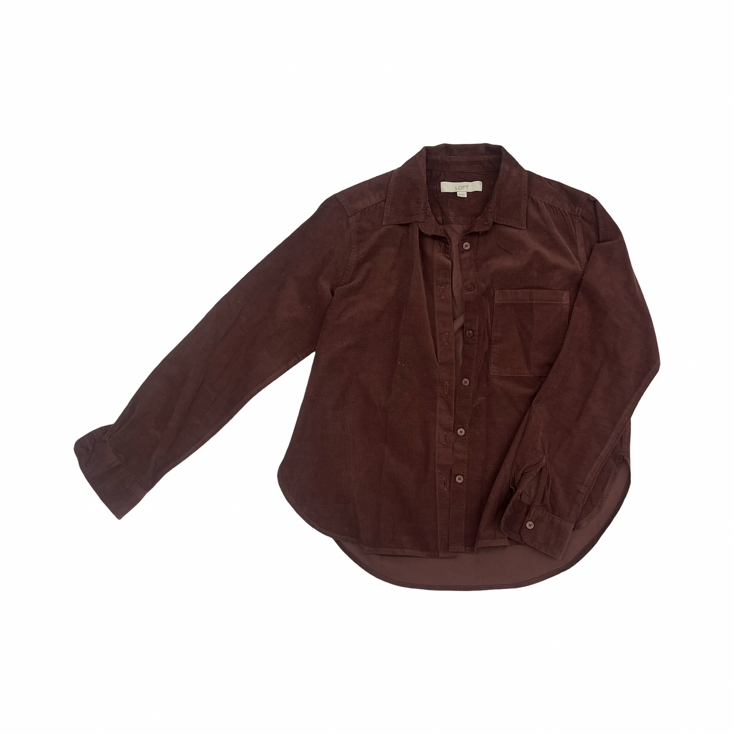 Top Ls By Loft In Brown, Size:Xs