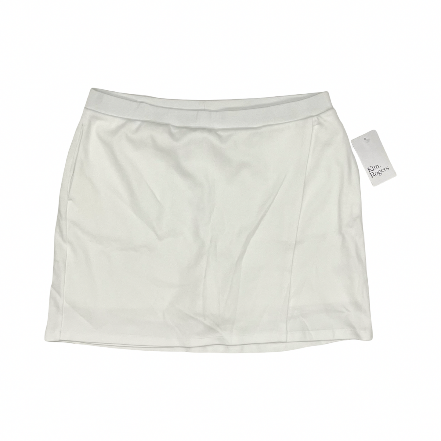 Skirt Mini & Short By Kim Rogers In White, Size:L