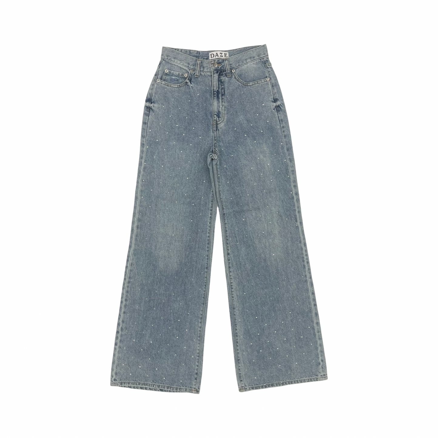 Jeans Wide Leg By Daze In Blue Denim, Size:2