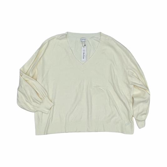 Sweater By The Drop In Cream, Size:4X