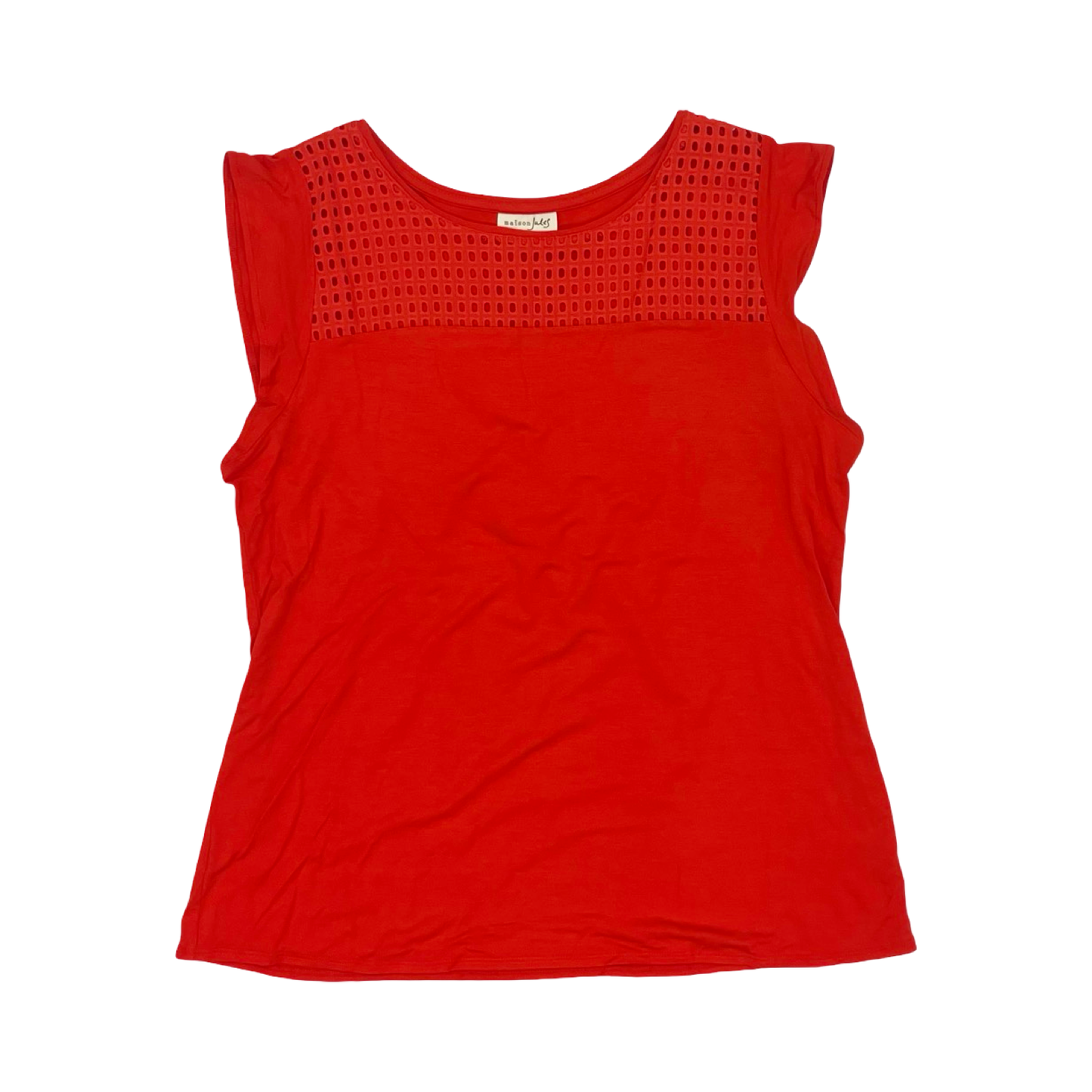 Top Ss By Maison Jules In Red, Size:Xl