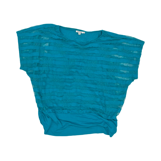 Blouse Ss By Chicos In Blue, Size:Xl