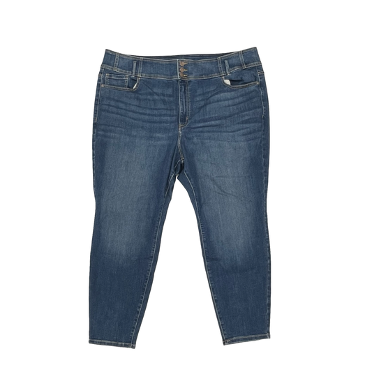 Jeans Skinny By Lane Bryant In Blue Denim, Size:26