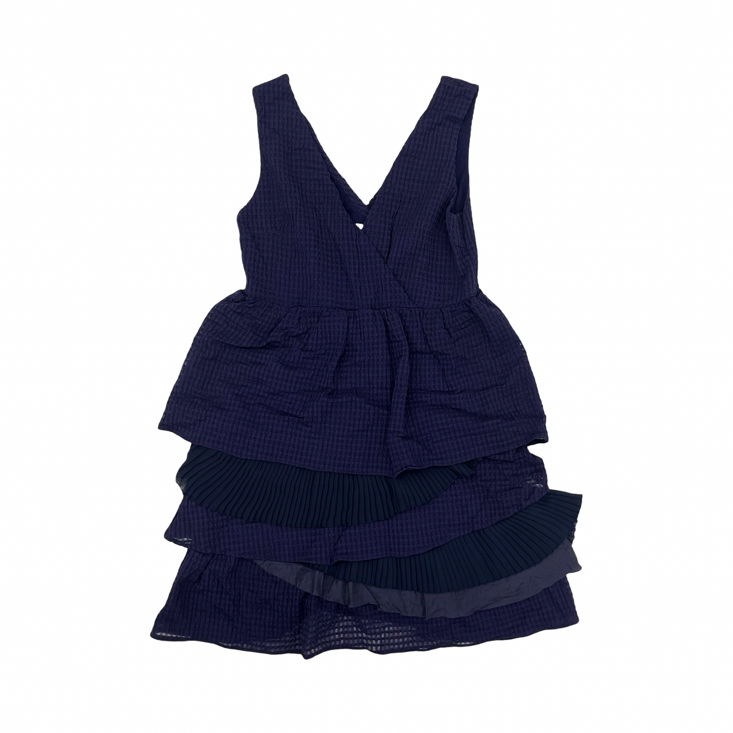 Dress Party Short By Clothes Mentor In Navy, Size:L