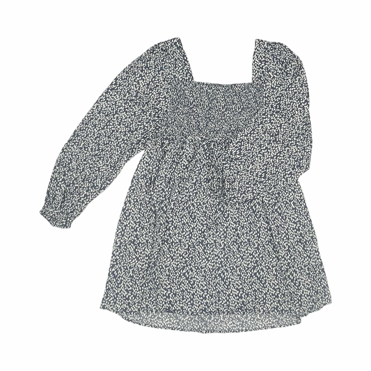 Mat Dress By Motherhood In Blue & White, Size:Xl