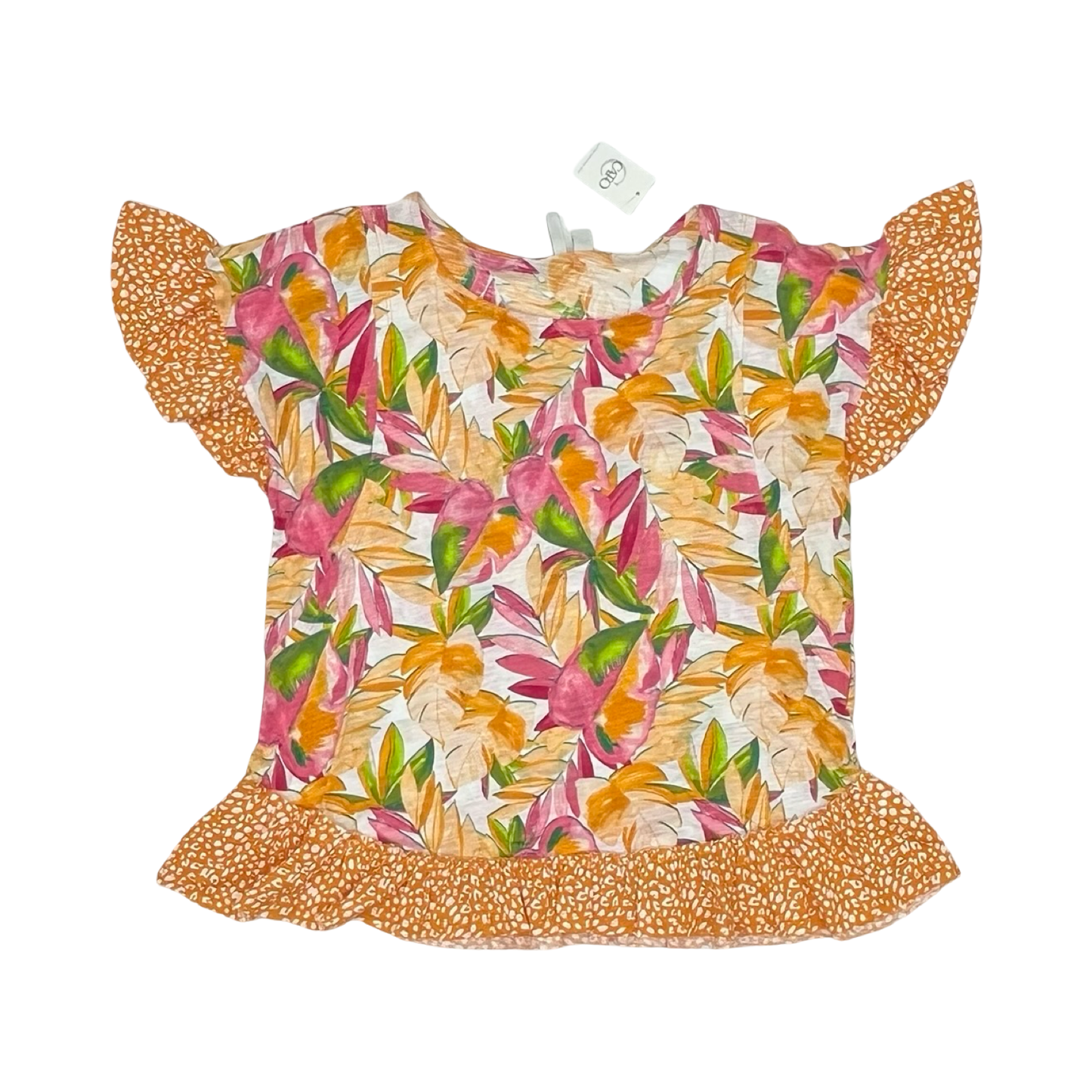 Top Ss By Cato In Floral Print, Size:S