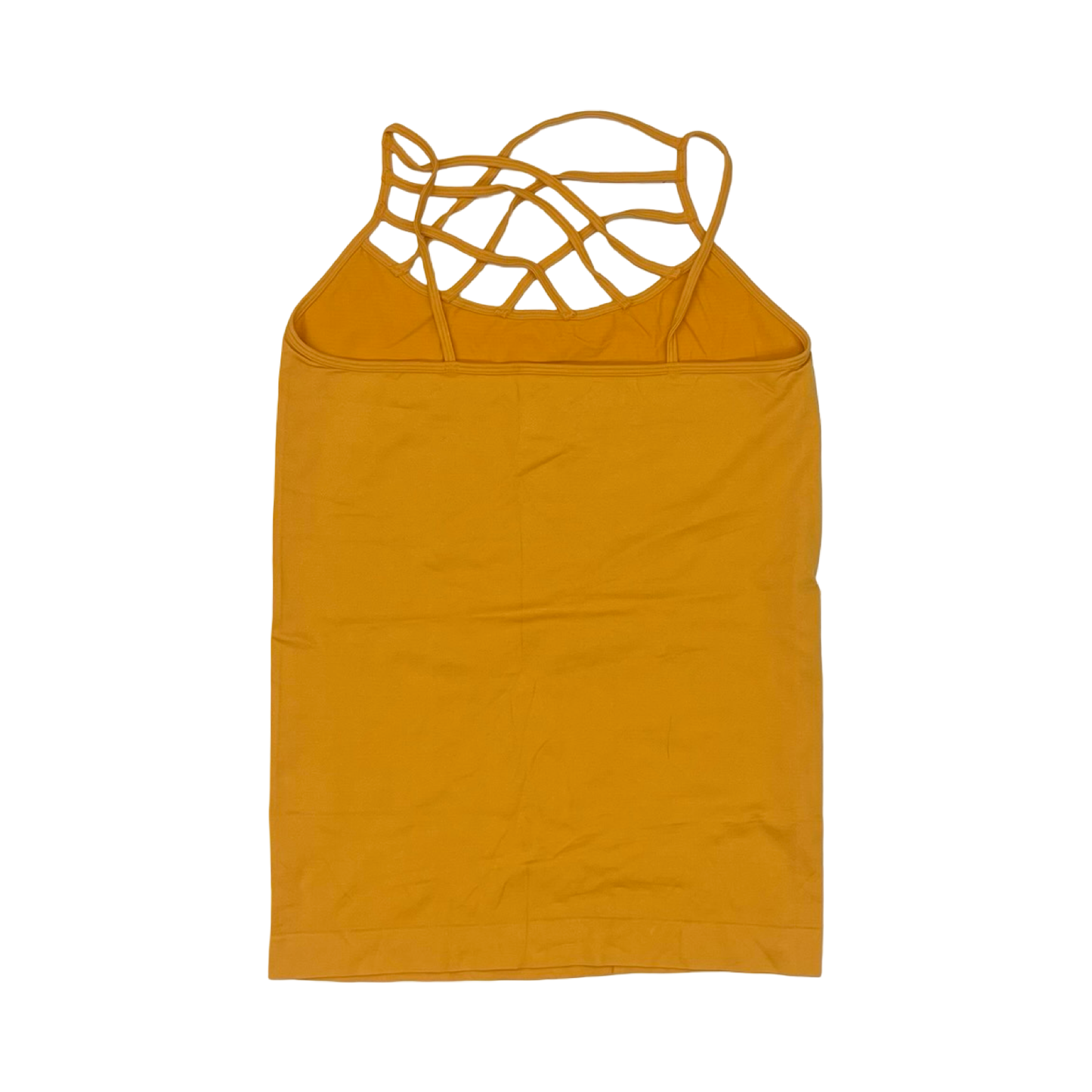 Top Cami By Zenana Outfitters In Yellow, Size:1X