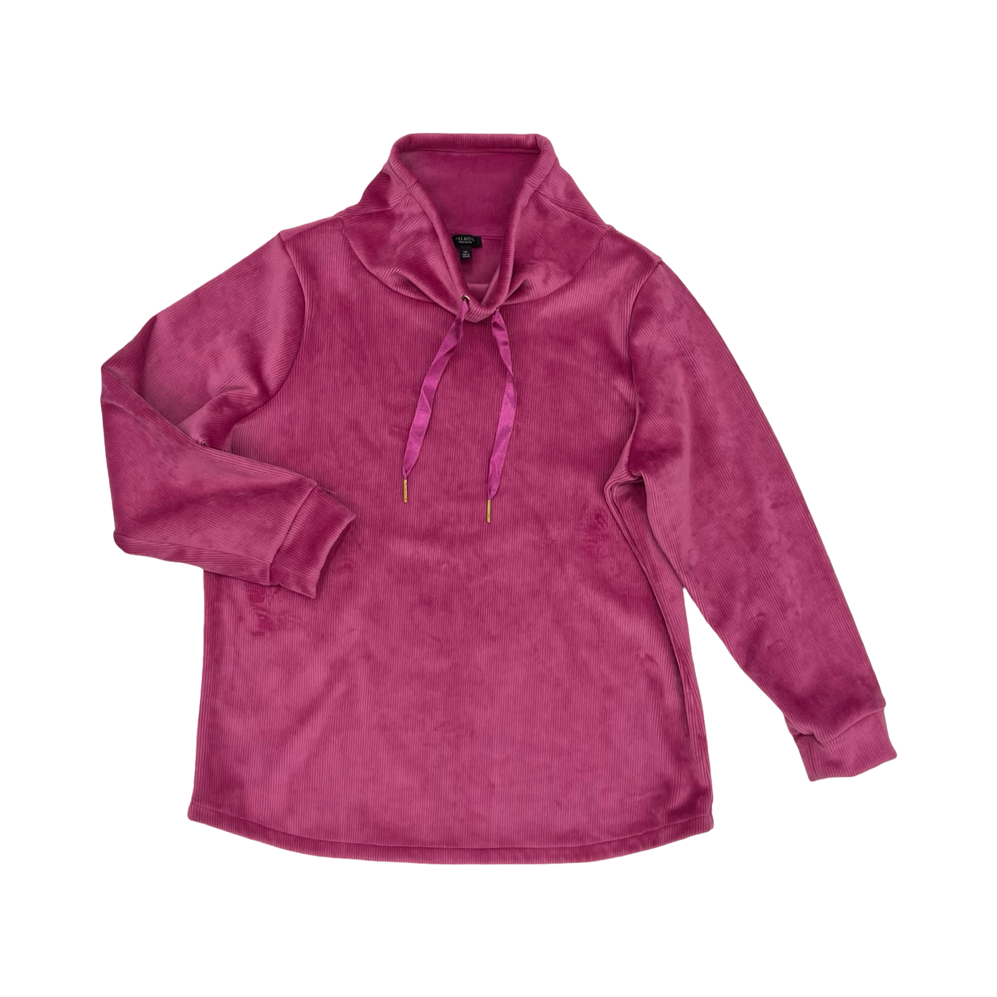 Sweatshirt Collar By Talbots In Pink, Size:1X