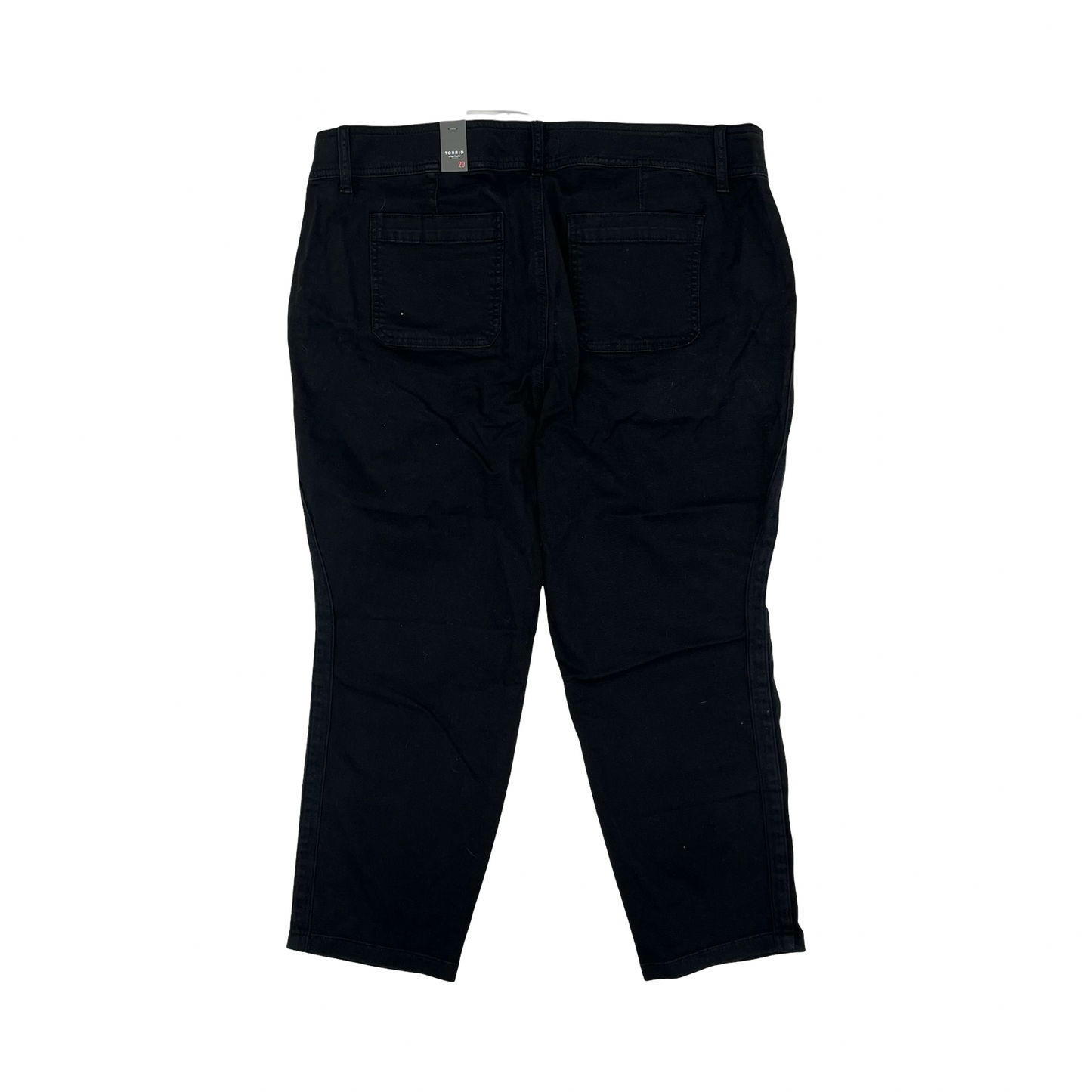 Jeans Skinny By Torrid In Black Denim, Size:20