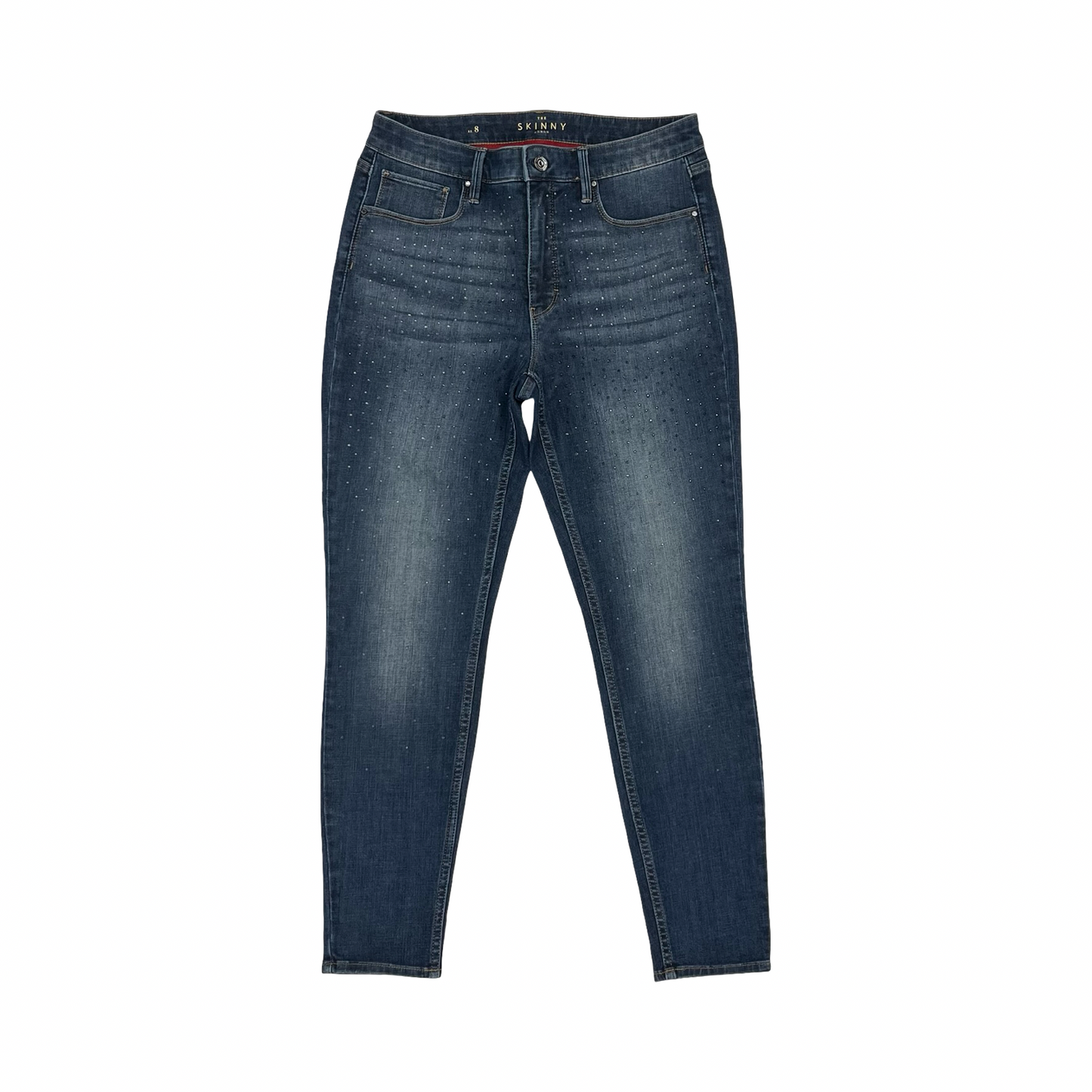 Jeans Skinny By White House Black Market In Blue Denim, Size:8