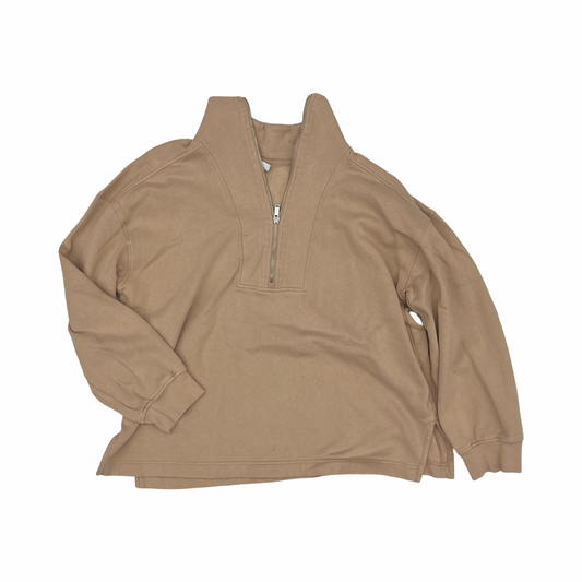 Sweatshirt Collar By Old Navy In Tan, Size:L