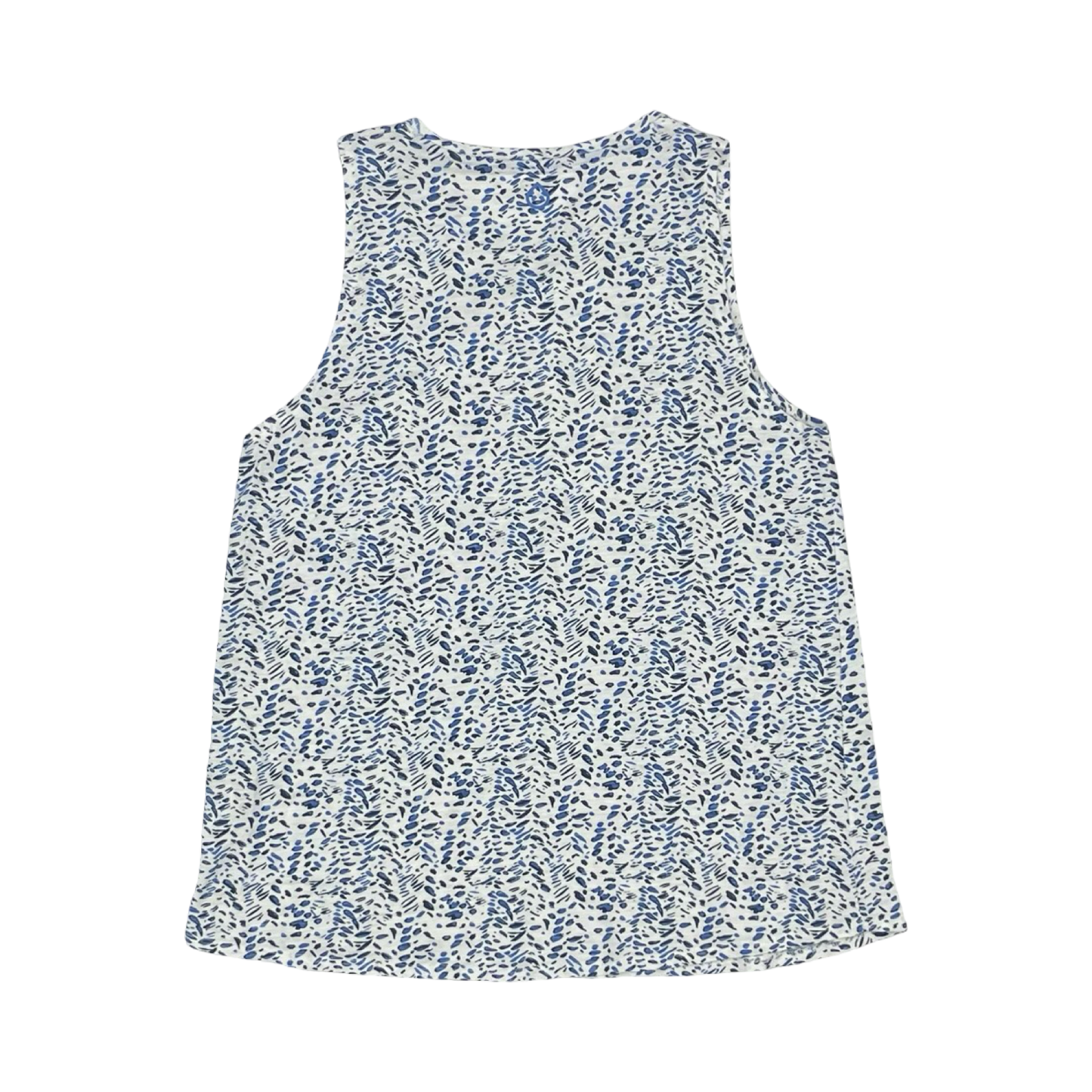Top Sleeveless By Clothes Mentor In Blue & White, Size:M