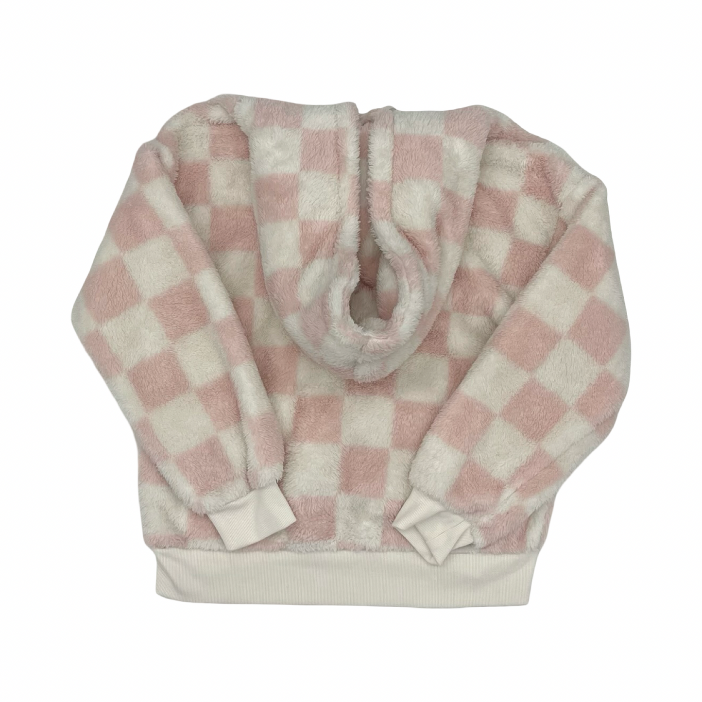 Sweatshirt Hoodie By Cme In Cream & Pink, Size:M