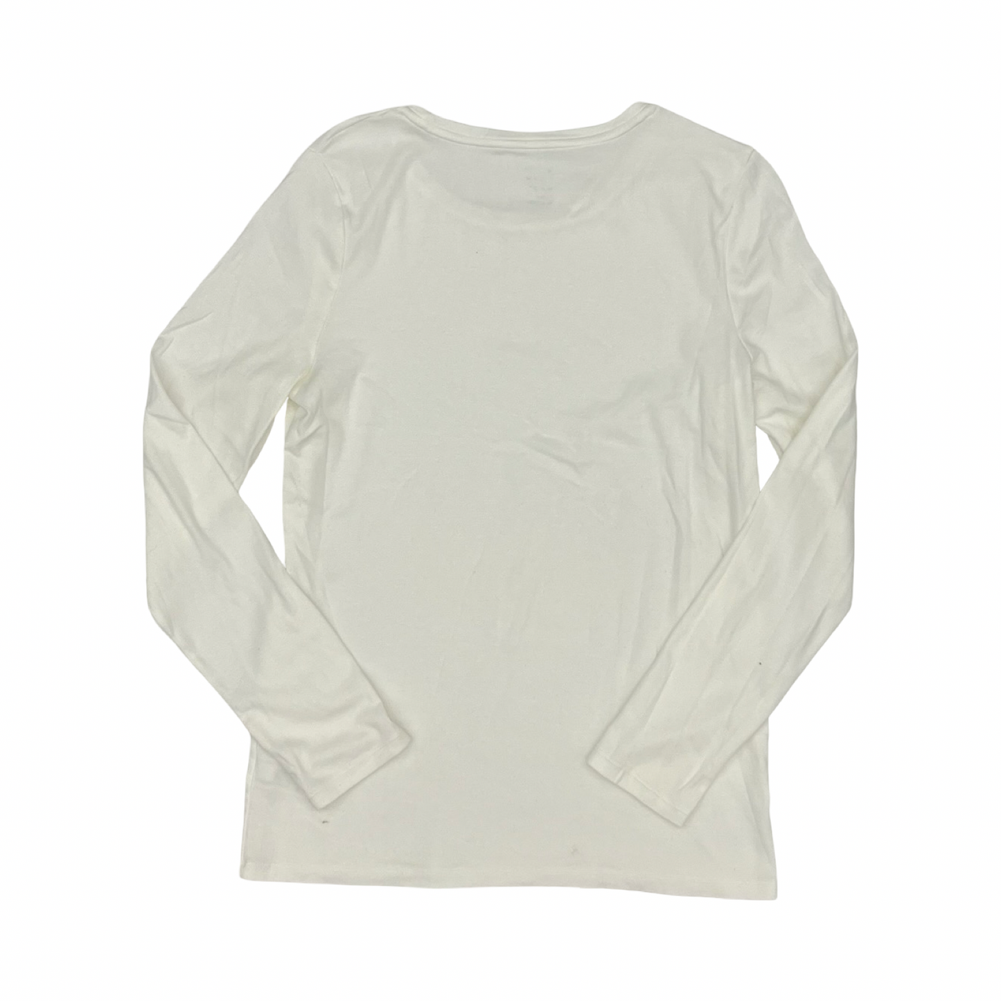 Top Ls Basic By A New Day In White, Size:Xl