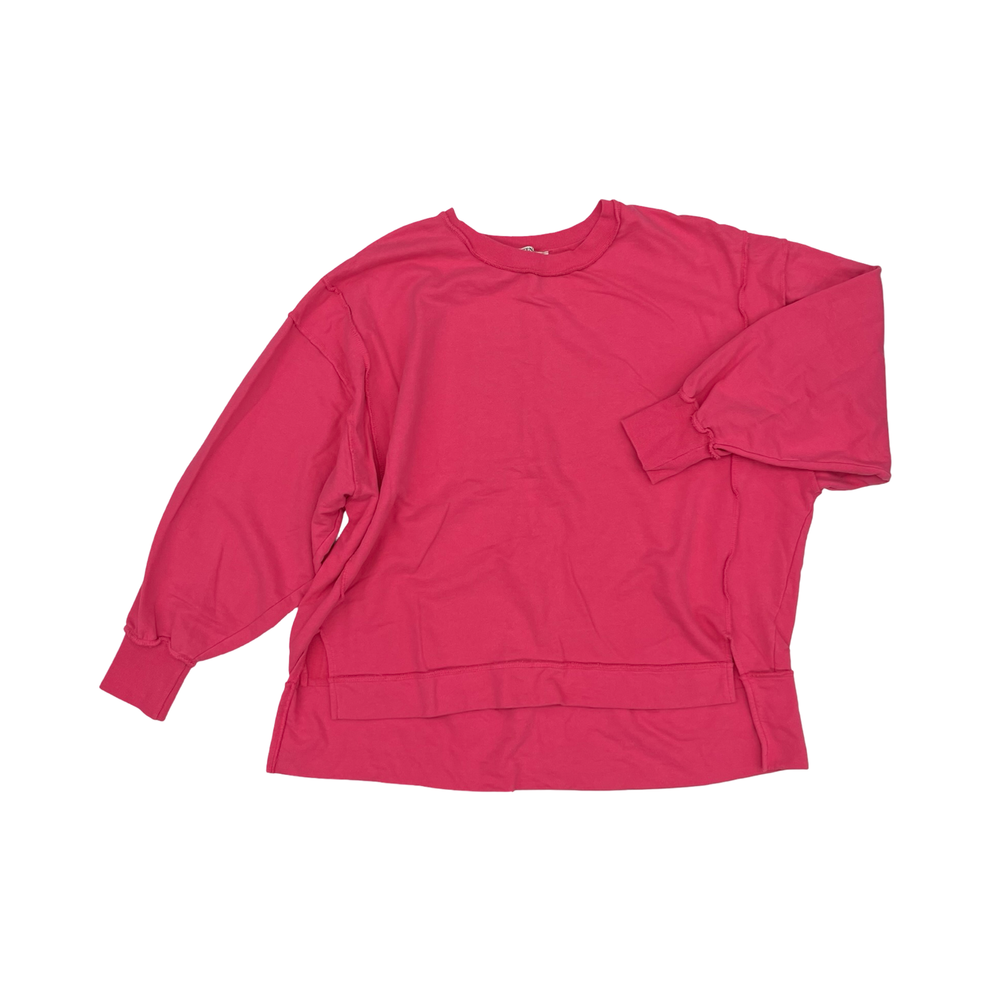 Top Ls By Zenana In Pink, Size:Xl