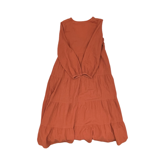 Dress Casual Midi By Universal Thread In Orange, Size:S