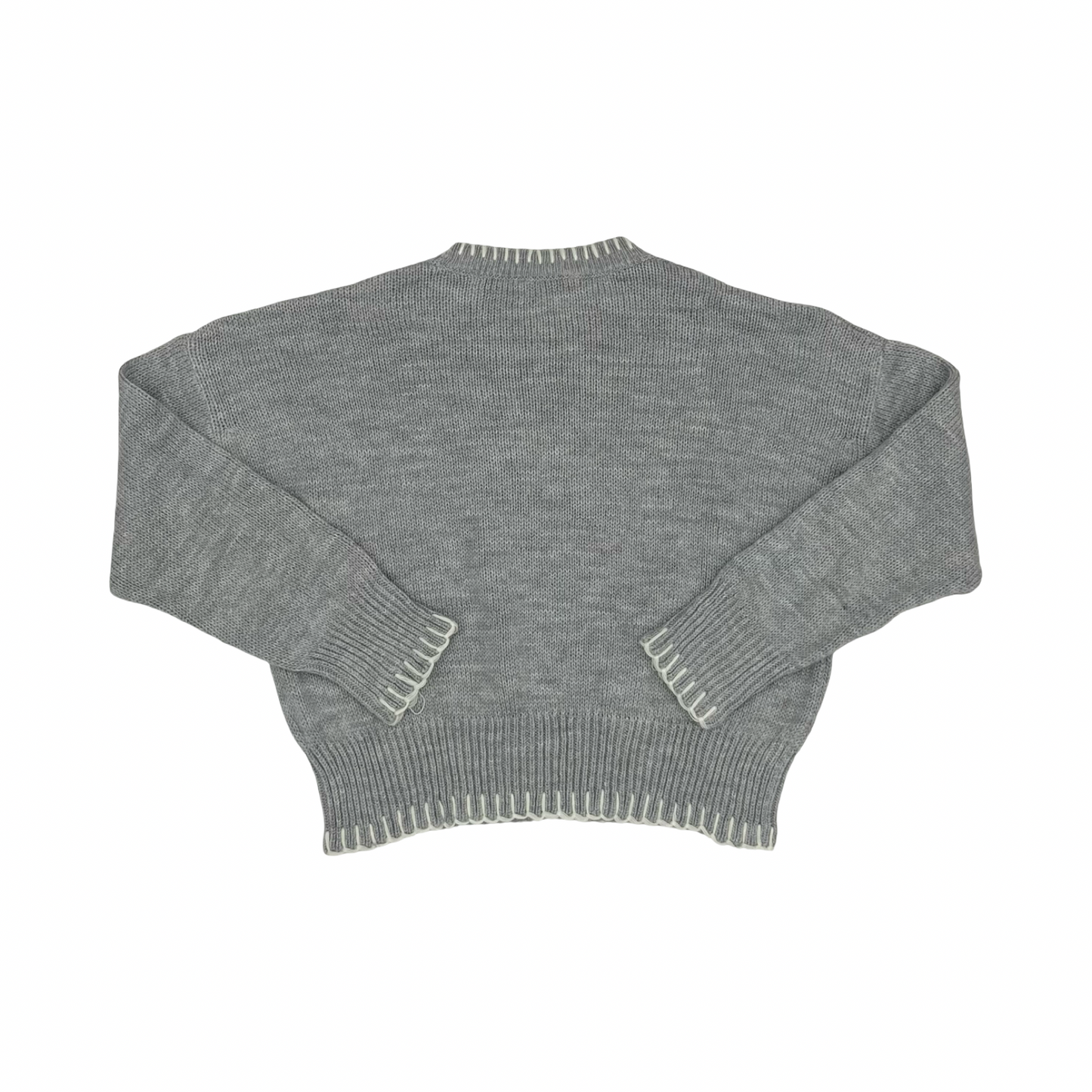Sweater By Simply Southern In Grey, Size:M