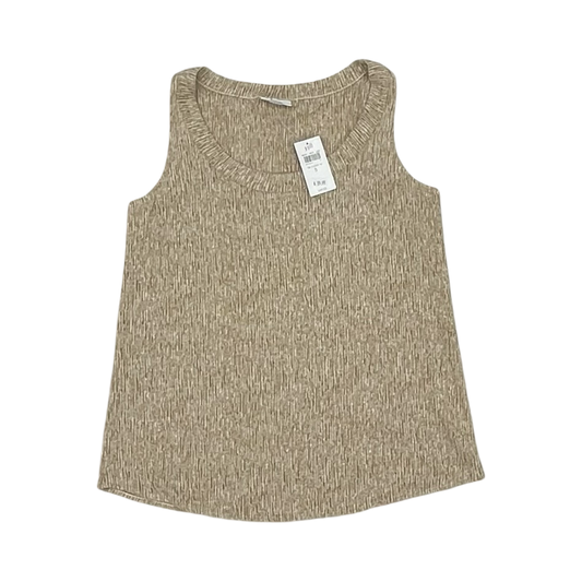 Top Sleeveless By Pure Jill In Brown, Size:S