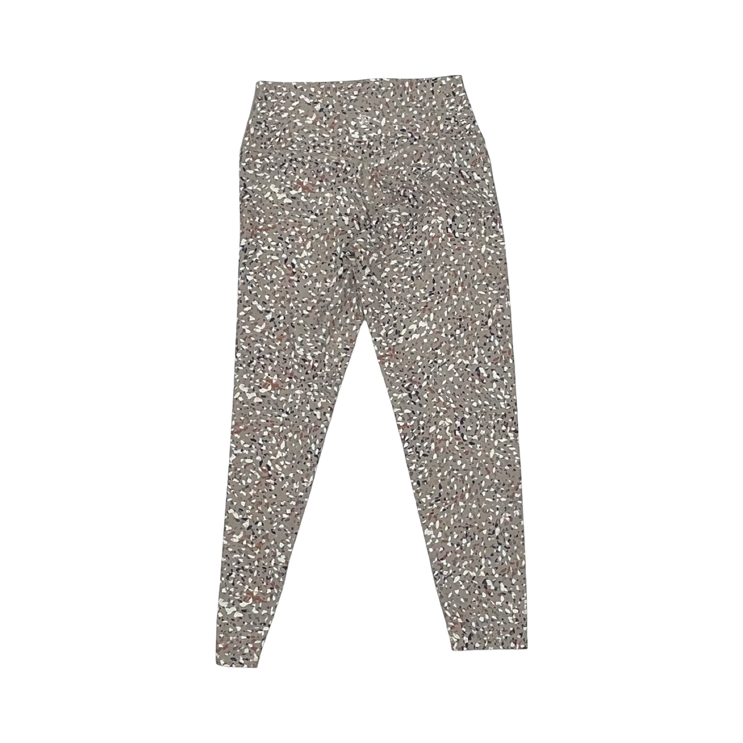 Athletic Leggings Capris By Sage In Tan & White, Size:M