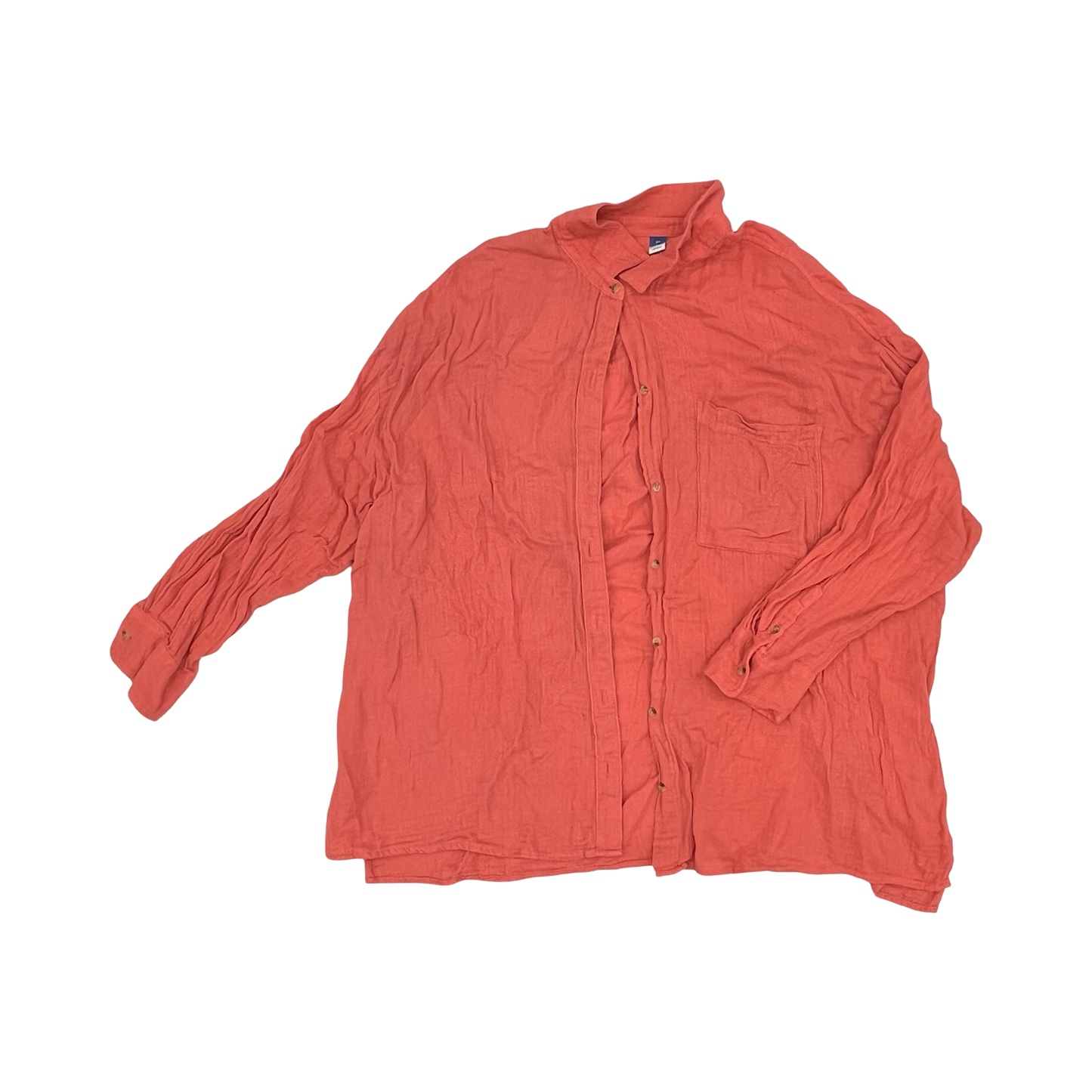 Top Ls By Old Navy In Orange, Size:3X