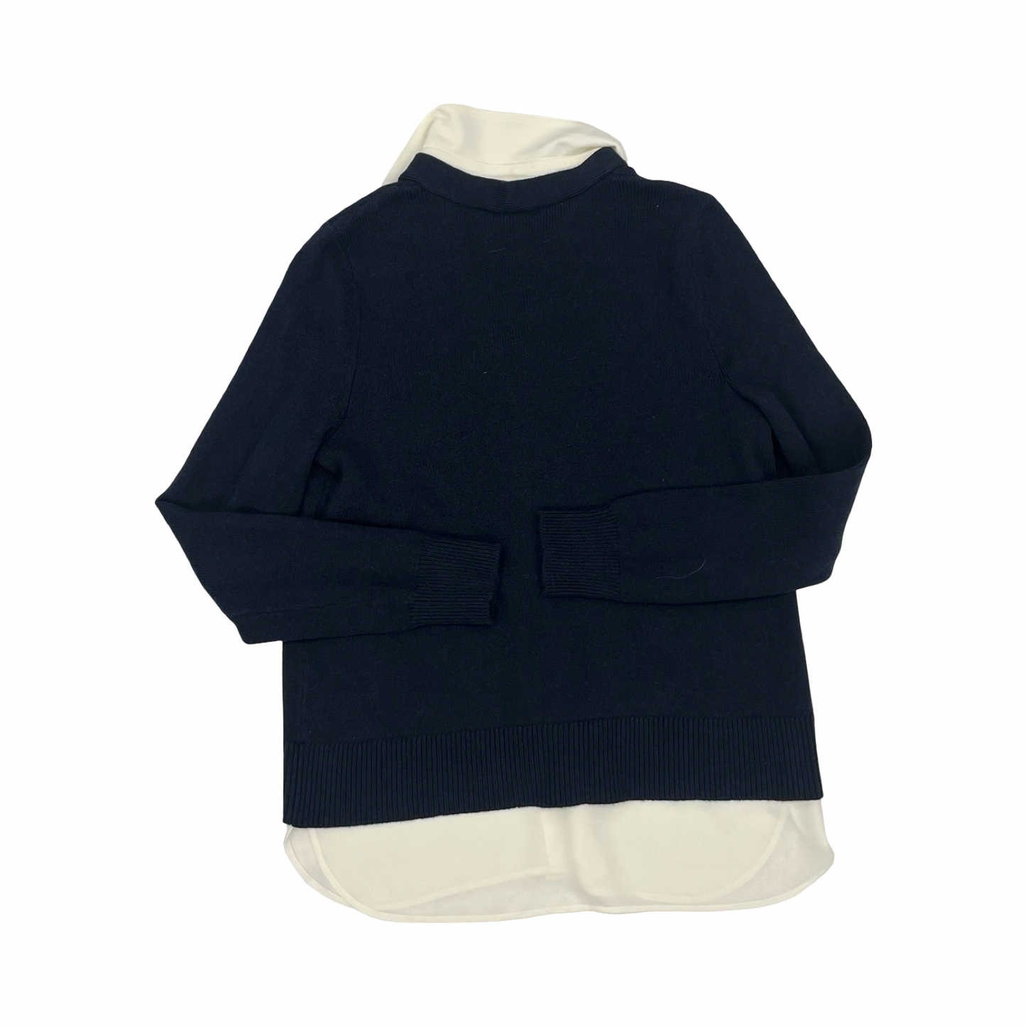 Sweater By J. Jill In Blue & Cream, Size:S