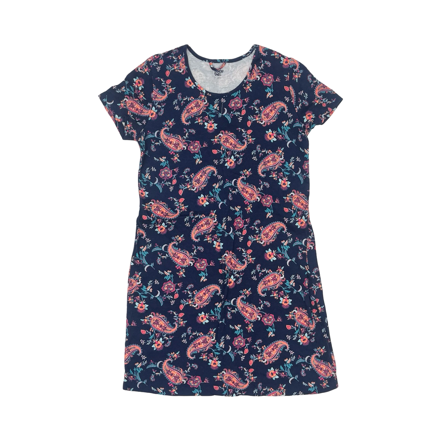 Dress Casual Short By Lands End In Multi, Size:M