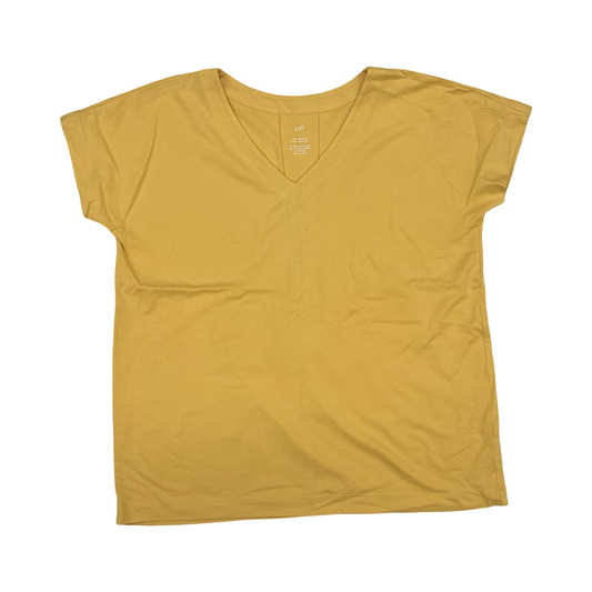 Top Ss Basic By J. Jill In Yellow, Size:S