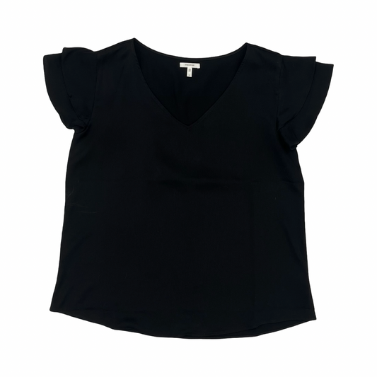 Blouse Ss By Maurices In Black, Size:L