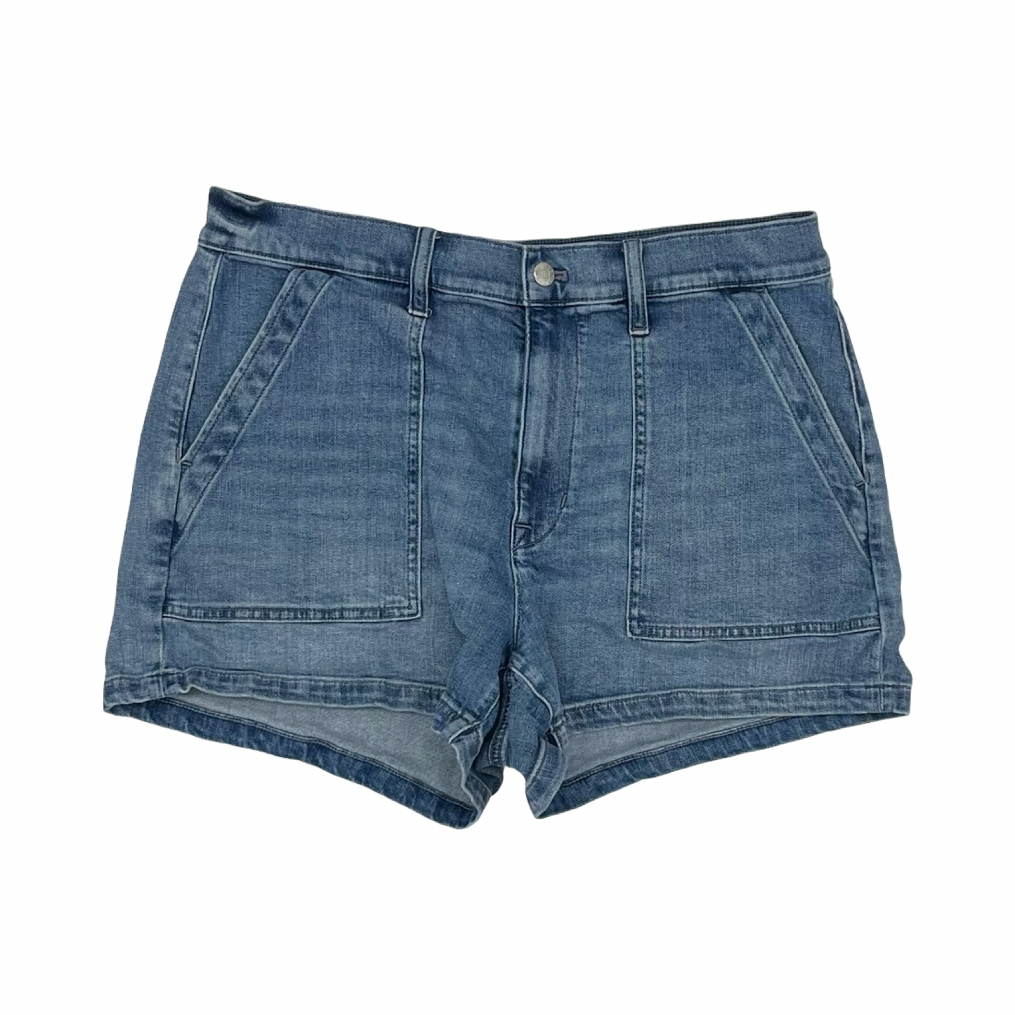 Shorts By J. Crew In Blue Denim, Size:12