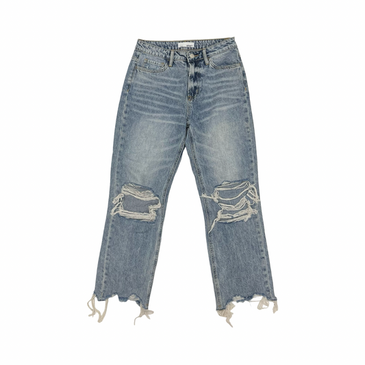 Jeans Boyfriend By Vervet In Blue Denim, Size:4