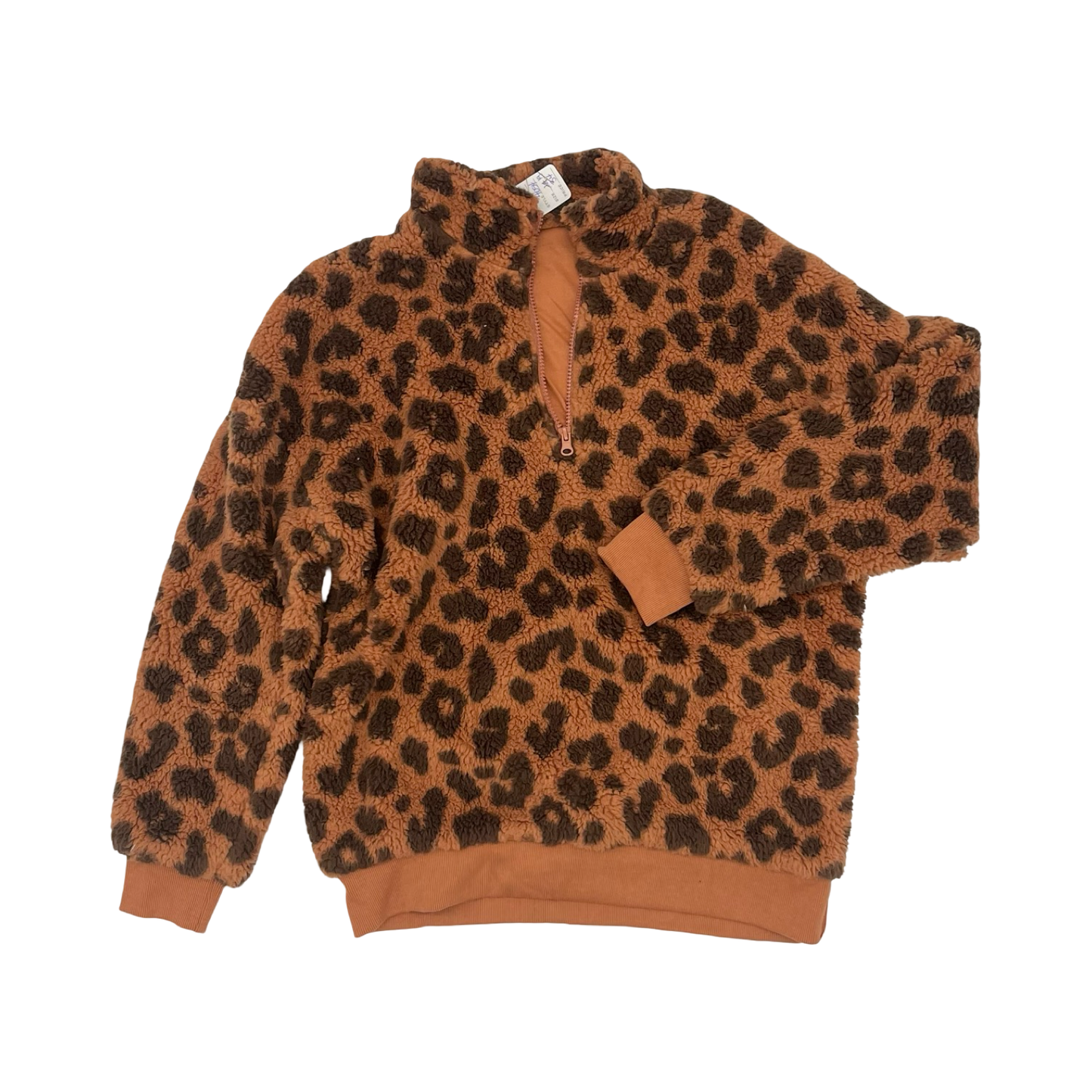 Sweatshirt Collar By Cme In Leopard Print, Size:L