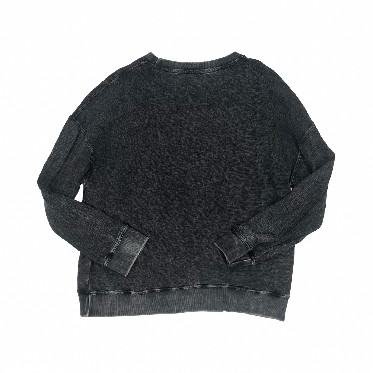 Athletic Top Ls Crewneck By Mono B In Grey, Size:L