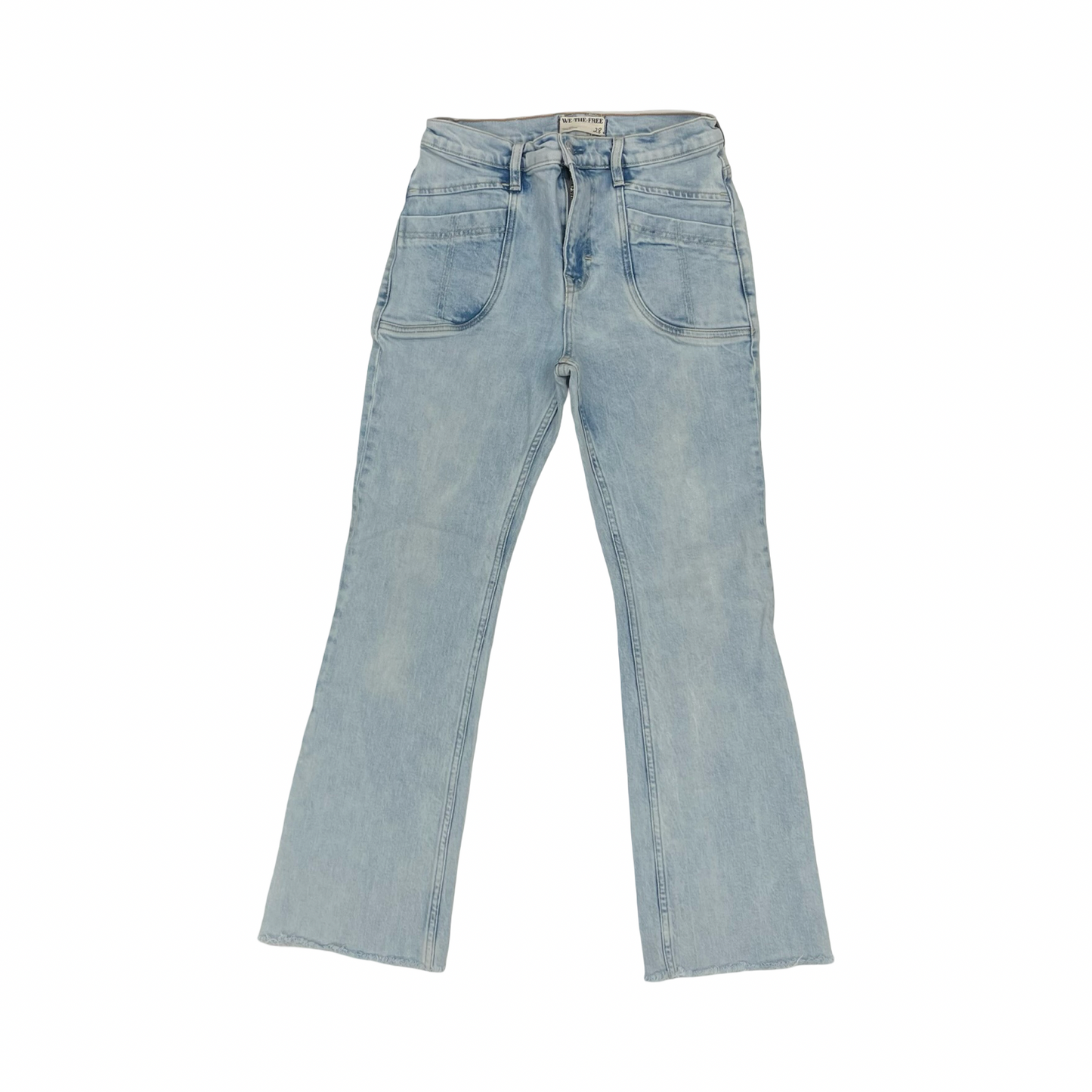 Jeans Boot Cut By Free People In Blue Denim, Size:6