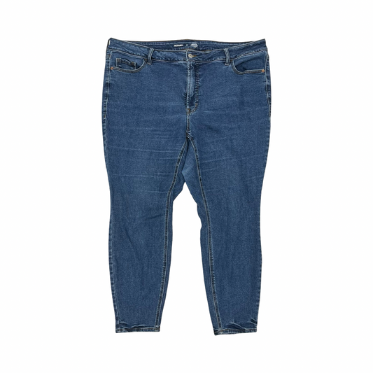 Jeans Wide Leg By Old Navy In Blue Denim, Size:22