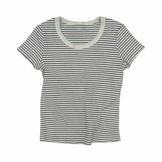 Top Ss By Maurices In Black & White, Size:Xl